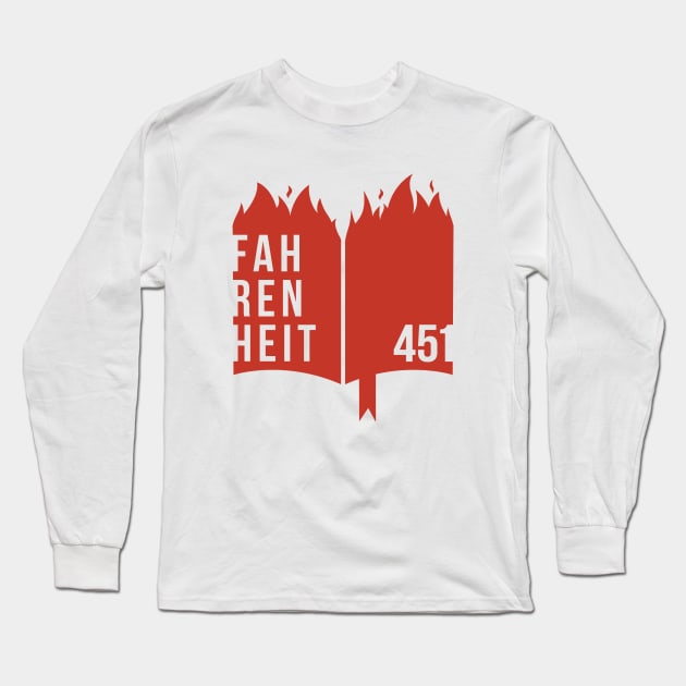 Fahrenheit 451 Long Sleeve T-Shirt by PauEnserius